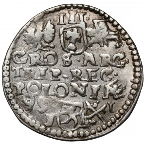 Zygmunt III Waza, Trojak Poznań 1595 - ciekawy