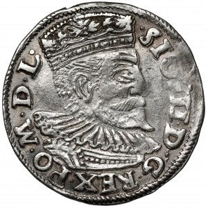 Zygmunt III Waza, Trojak Poznań 1595 - większa głowa