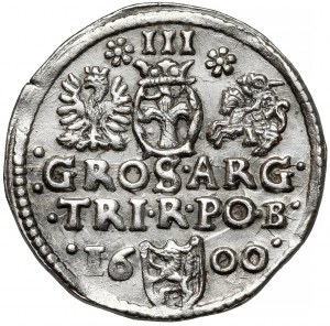 Sigismund III Vasa, Trojak Bydgoszcz 1600 - beautiful