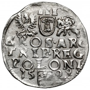 Zygmunt III Waza, Trojak Wschowa 1598 - pełna data