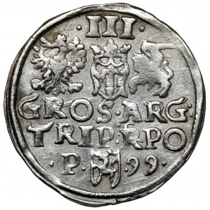 Zygmunt III Waza, Trojak Poznań 1599 - SG/IG