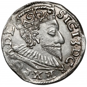 Zygmunt III Waza, Trojak Poznań 1594 - szeroka / lilia
