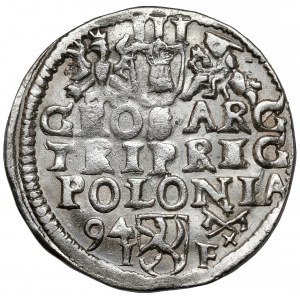 Zygmunt III Waza, Trojak Poznań 1594 - szeroka / trójlistek