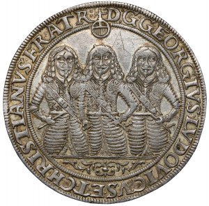 Sliezsko, Traja bratia, Thaler 1656, Brzeg