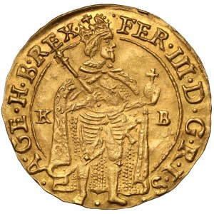 Węgry, Ferdynand III, Dukat 1639 KB, Kremnica