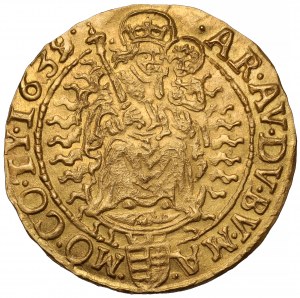 Ungheria, Ferdinando III, ducato 1639 KB, Kremnica