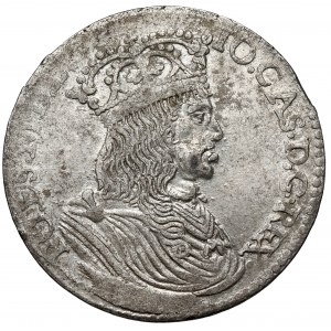 Jan II Kazimierz, Ort Kraków 1658 TLB - wąskie popiersie