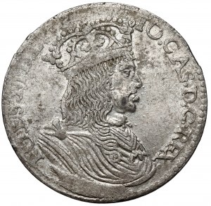 Jean II Casimir, Ort Krakow 1658 TLB - buste étroit