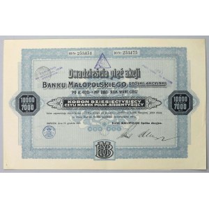 Bank Małopolski, 25x 400 kr 1920