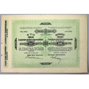 Śląski Bank Eskontowy, Em.8, 100x 280 mkp 1923