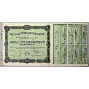 Bank Handlowo-Przemysłowy w Łodzi, 100 zł - RZADKA
