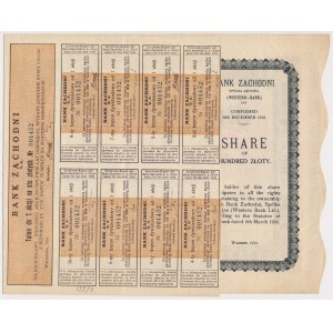 Bank Zachodni, Em.1, 100 zł 1929