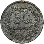 Grodno, 29. Pułk Artylerii Polowej - 50 groszy - z kontrmarką 1929