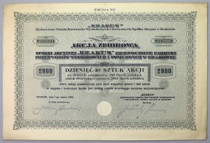 KRAKUS Zjednoczone Fabryki Przetworów Wyskokowych i Owocowe, Em.7, 10x 280 mkp 1923