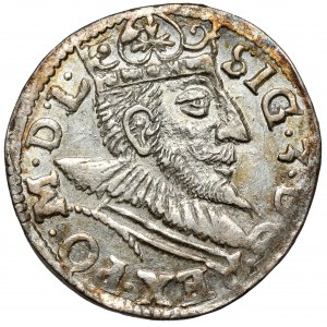 Zygmunt III Waza, Trojak Poznań 1592 - 9Z z lewej