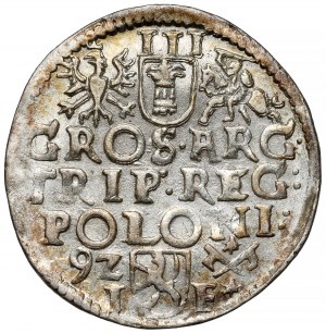 Sigismund III. Vasa, Trojak Poznań 1592 - 9Z von links