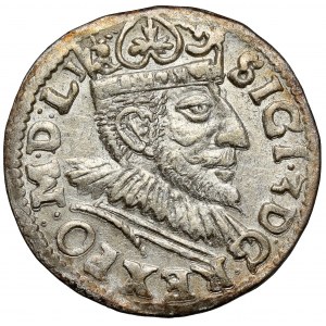 Zygmunt III Waza, Trojak Poznań 1593 - LI zamiast L - rzadki