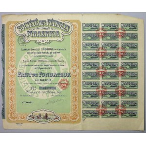 Societe des Petroles de Mraźnica, 6.000x 500 fr 1919