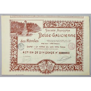 Societe Anonyme Belge-Galicienne des Petroles, Akcja na okaziciela 500 FB 1897