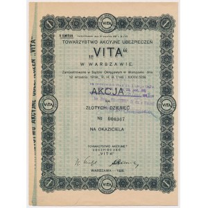 Tow. Ubezpieczeń VITA, Em.2, 10 zł 1928