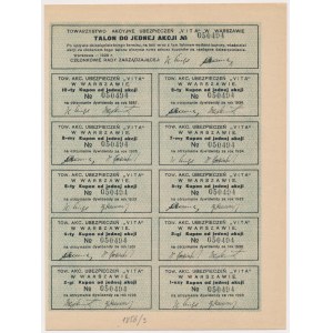 Tow. Ubezpieczeń VITA, Em.4, 10 zł 1928