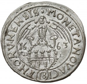 Jan II Kazimír, Ort Torun 1663 HDL