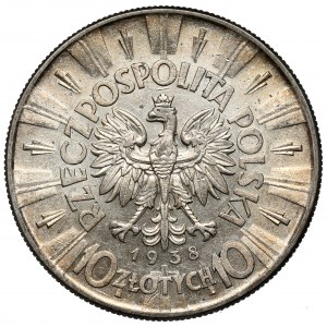 Piłsudski 10 złotych 1938