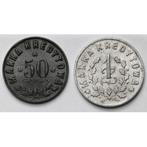 Kowel, 50. Pułk Piechoty Strzelców Kresowych - 1 złoty i 50 groszy - zestaw (2szt)