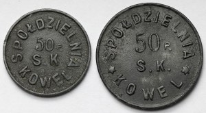 Kowel, 50th Border Rifle Regiment - 10 and 50 pennies - set (2pc)