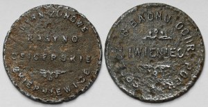 Skierniewice and Iwieniec - 20 pennies - set (2pc)