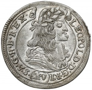 Hungary, Leopold I, 15 krajcars 1678 KB, Kremnica