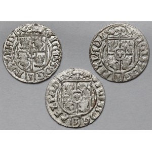 Zygmunt III Waza, Półtorak Bydgoszcz 1622-1624 - zestaw (3szt)