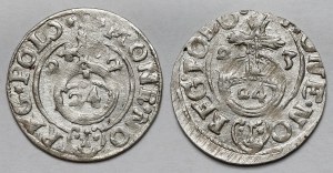 Sigismondo III Vasa, mezzo binario Bydgoszcz 1622-1623 - set (2 pezzi)