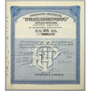 Tow. Ubezpieczeń PRZEZORNOŚĆ, Em.1, 25 zł