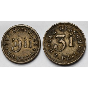 Grecja (?) / Europa, Żetony - zestaw (2szt)