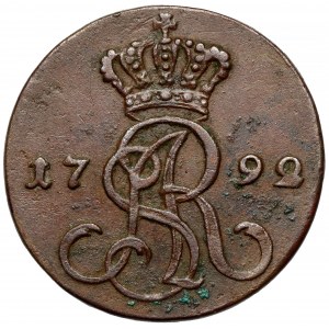 Poniatowski, Grosz 1792 MV, Warszawa