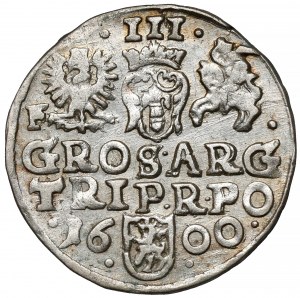 Sigismond III Vasa, Trojak Wschowa 1600 - F by the Eagle