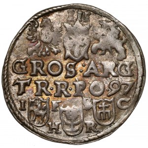 Zygmunt III Waza, Trojak Bydgoszcz 1597 - RZADKIE popiersie