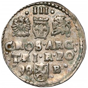 Zygmunt III Waza, Trojak Bydgoszcz 1598- B z prawej