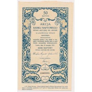 Bank Naftowy we Lwowie, Em.1, 50 zł 1927
