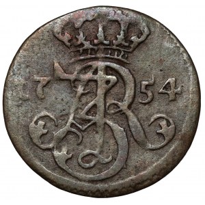 August III Sas, Szeląg Gdańsk 1754