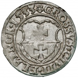 Sigismund I the Old, The penny of Elblag 1533 - first