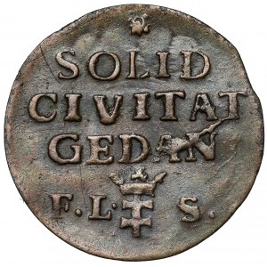 Poniatowski, Szeląg Gdańsk 1766 FLS