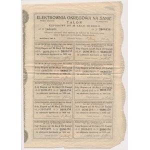 Elektrownia Okręgowa na Sanie, Em.3, 50x 1.000 mkp 1923