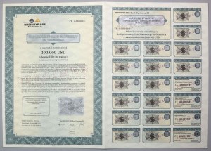 Rheinhyp-BRE Bank Hipoteczny, List zastawny SPECIMEN 100.000 USD 2002 - RZADKA