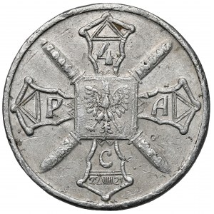Łódź, 4. Pułk Artylerii Ciężkiej - 1 złoty - rzadkie
