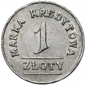 Łódź, 4. Pułk Artylerii Ciężkiej - 1 złoty - rzadkie