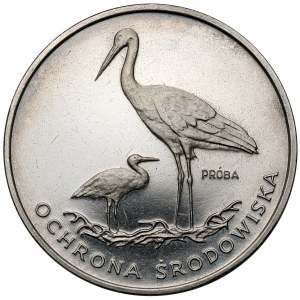 Próba NIKIEL 100 złotych 1982 Bociany