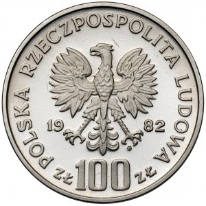 Próba NIKIEL 100 złotych 1982 Bociany