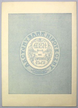 Lvov, Akc. Bank Hipoteczny, 5% zástavní list na 1 000 USD 1933 RARE